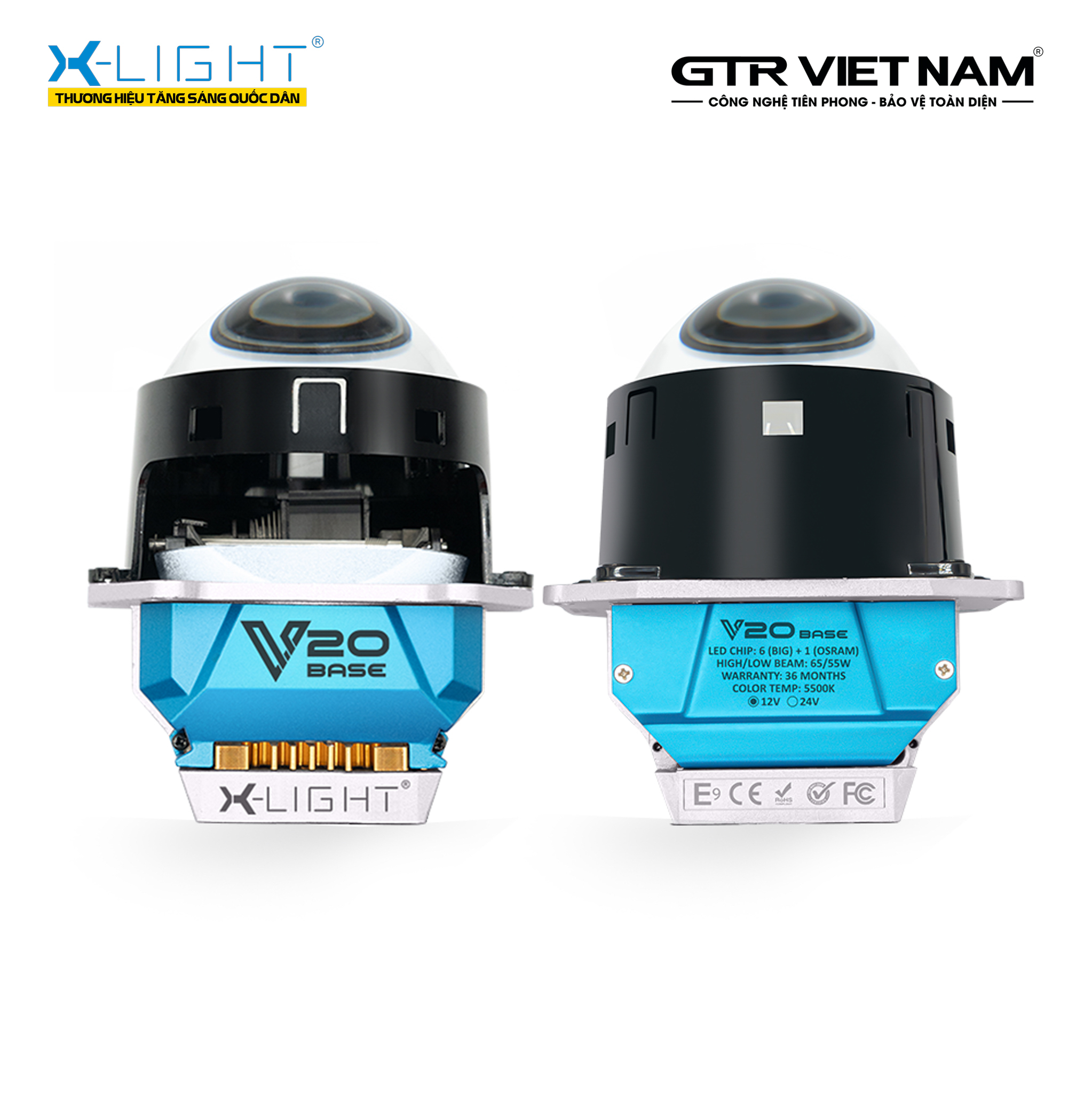 BI LED X-LIGHT V20 BASE 24V 2025